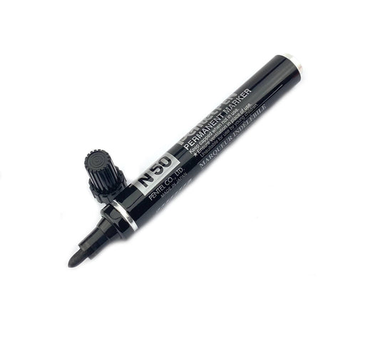 Pentel N50 Permanent Marker 2mm Bullet Tip Black